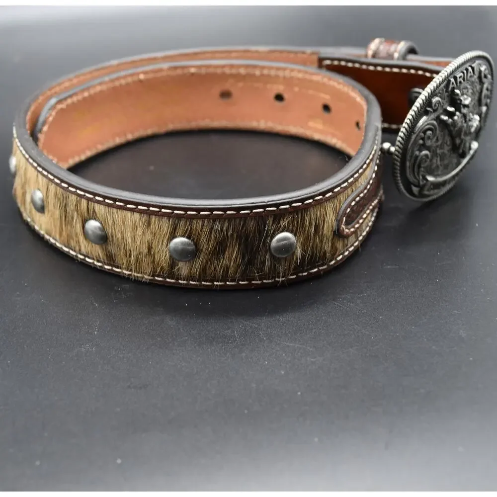 Ariat Boys/Youth Leather Belt Western Rodeo Champion (20